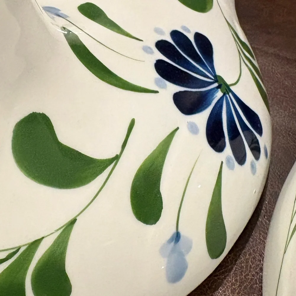 Dansk Blue Flower Chicken Casserole Dish 🐓 💙 - Picture 7 of 9